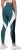 QUEENIEKE Women Yoga Pants Color Blocking Mesh Workout Running Leggings Tights 8030